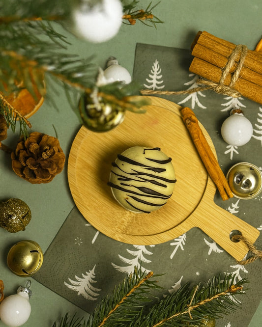 kule czekoladowe, czekoladowe kule z piankami, pomysł na prezent