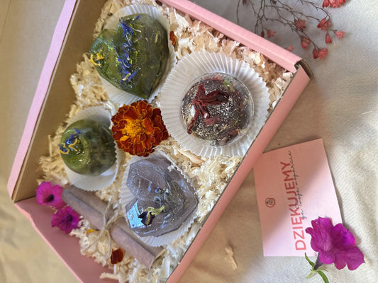 Zestaw mieszany (2 kule+2 serca)